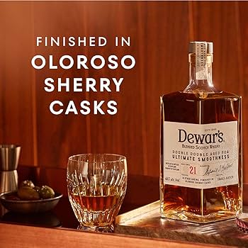 Dewar's Double Double 21 Year Old Blended Scotch Whisky, 46% ABV