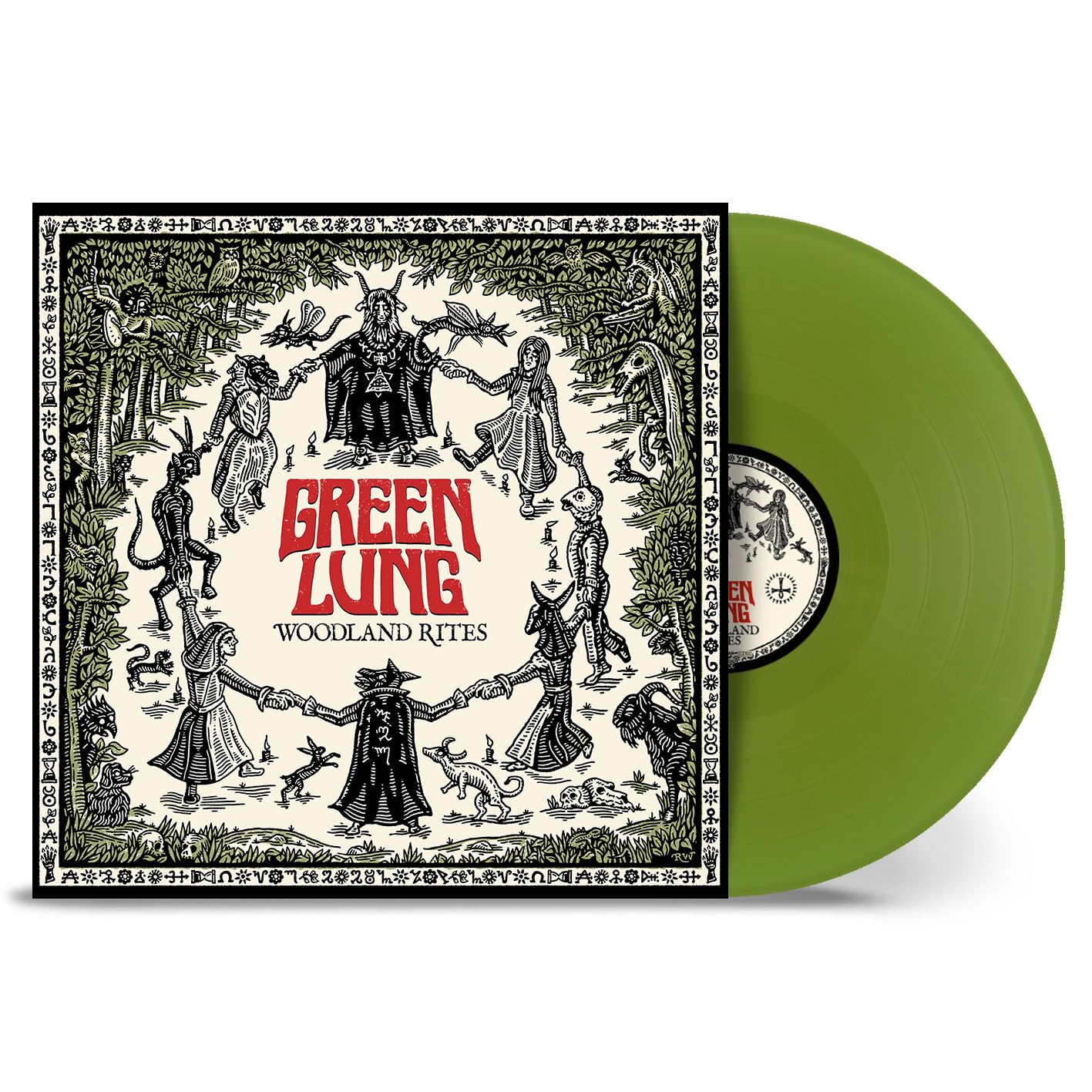 Eyesore Merch Green Lung 'Woodland Rites' Lp Olive Vinyl