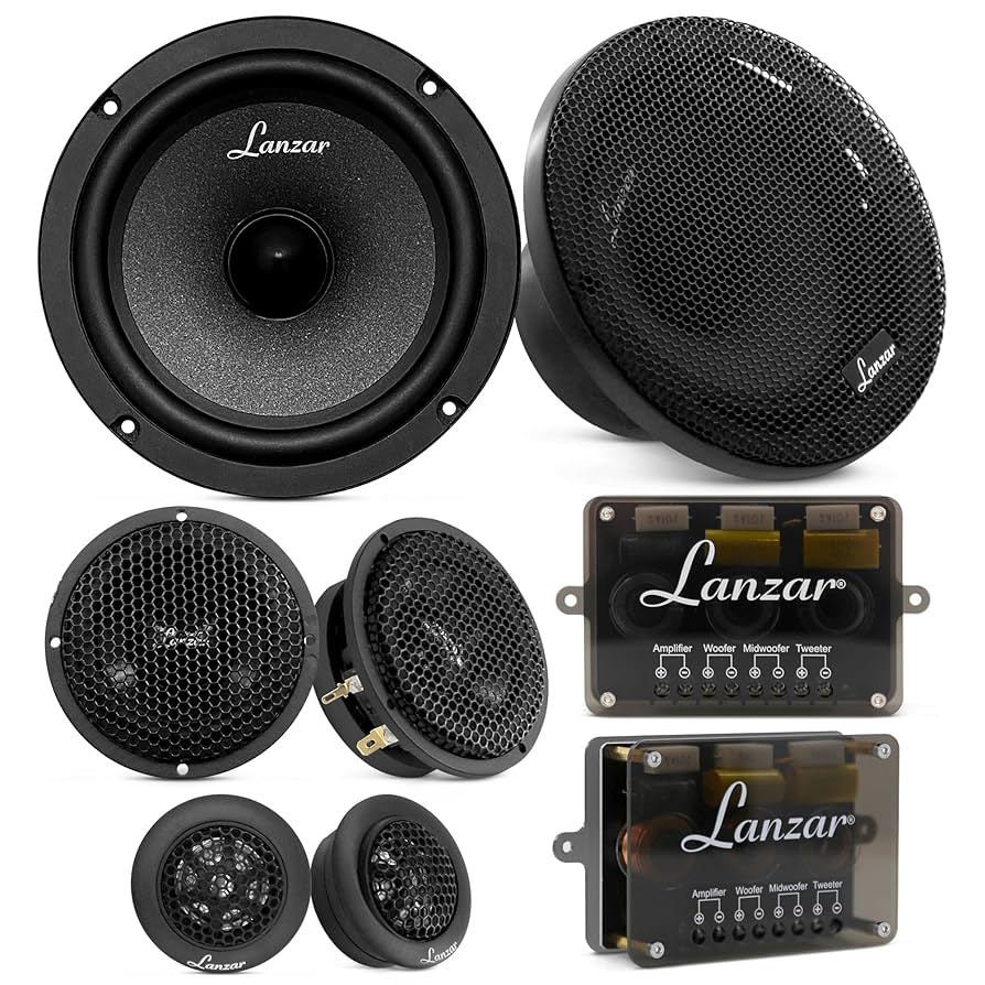 Amazon.co.jp: Lanzar 3ウェイユニバーサルカーステレオ