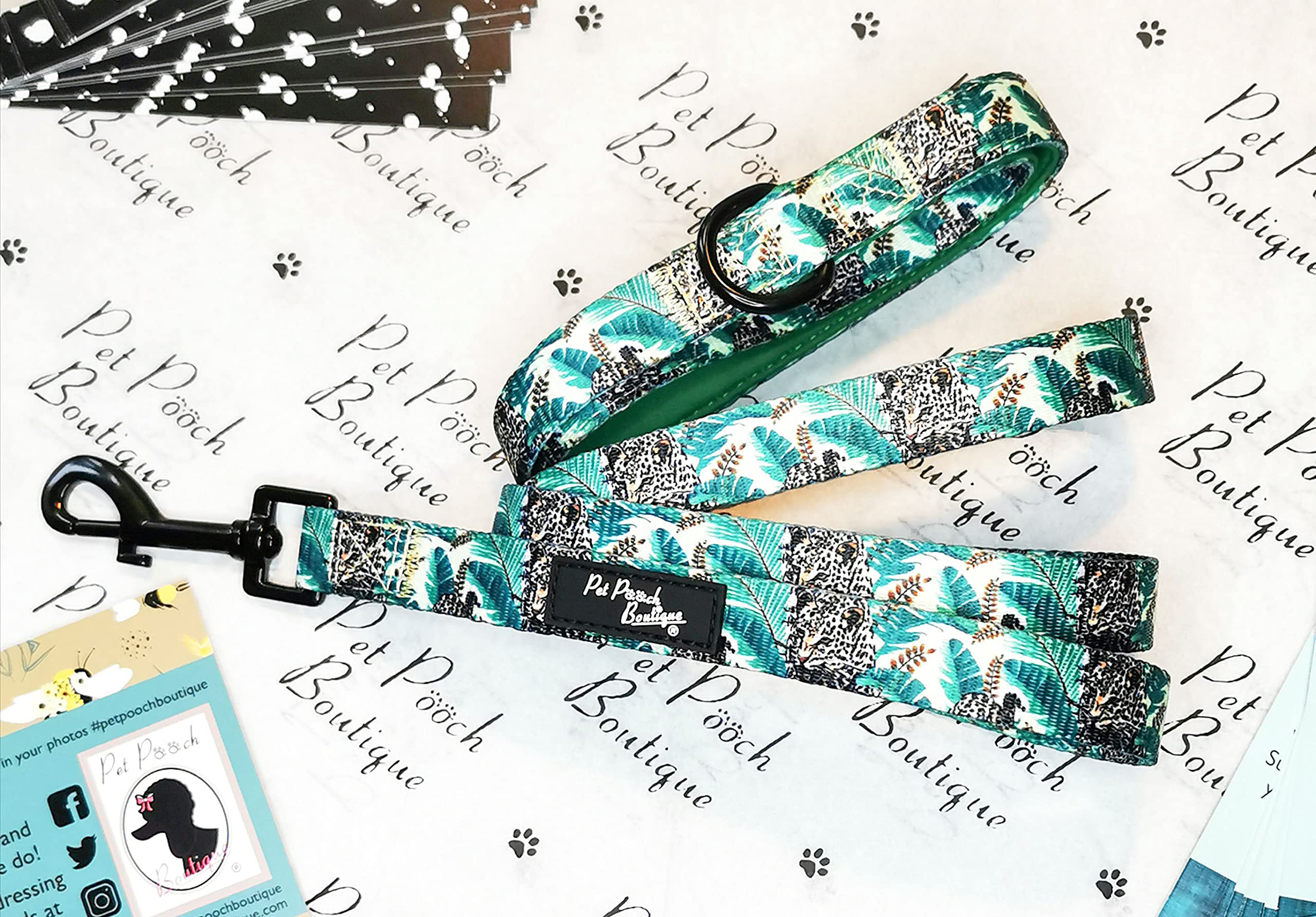 Pet Pooch BoutiqueJungle Cheetah Dog Lead