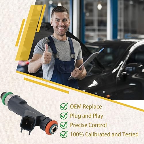 Miniatura 6 de AL3Z-9F593-B 8 Cyl 6.2L OHC NA Inyectores de combustible, compatibles conFord 6.2L F150 2010 2011 2012 2013 2014, compatible conFord 6.2L F250 F350