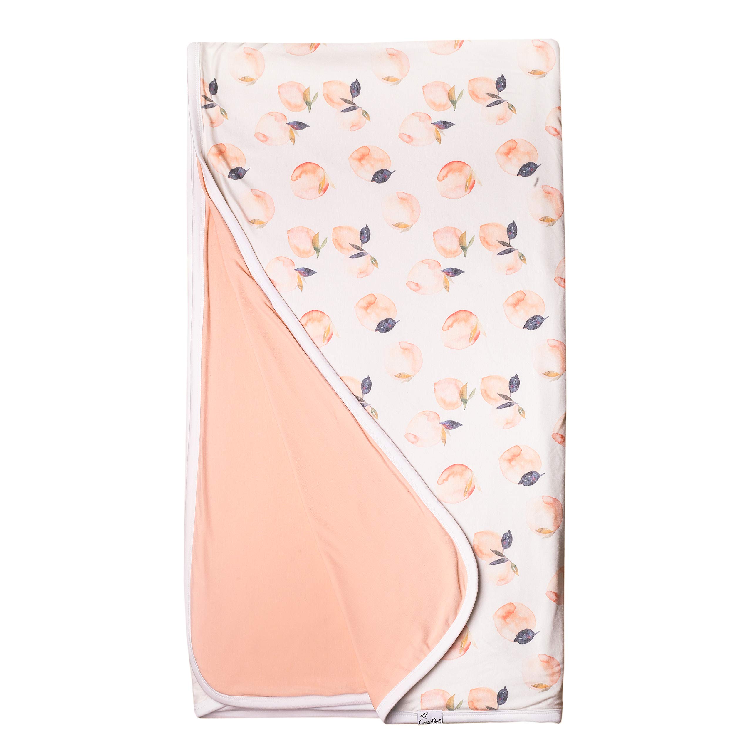 Copper PearlJumbo 3-Layer Cozy Baby Quilt: Soft Quilts for Boys and Girls | Breathable, Toddler Blanket | Baby Quilt for Newborns | 46x46 Premium Polyester/Rayon | Caroline