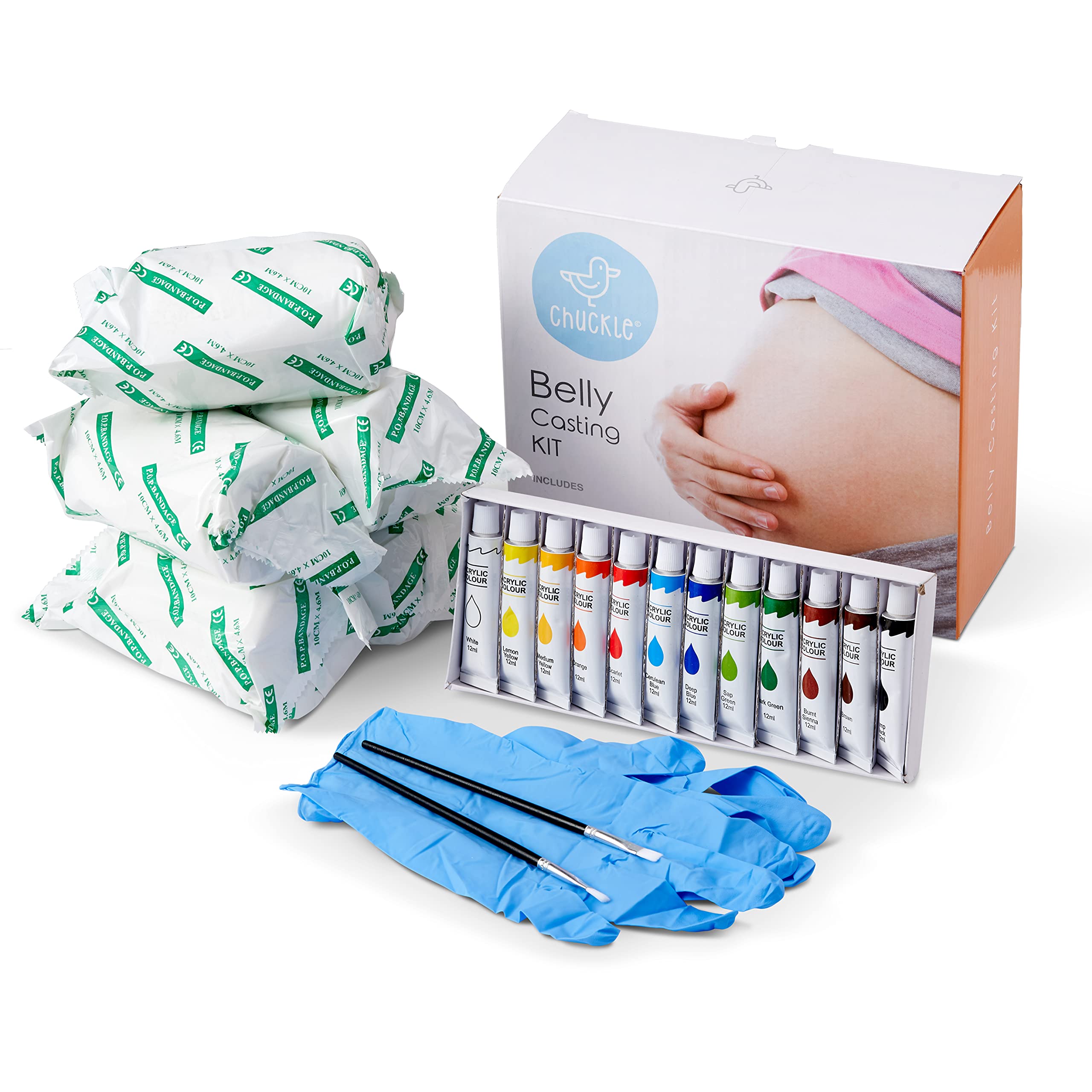 Bump Casting Kit for Creating a 3D Model Keepsake of Pregnant Belly