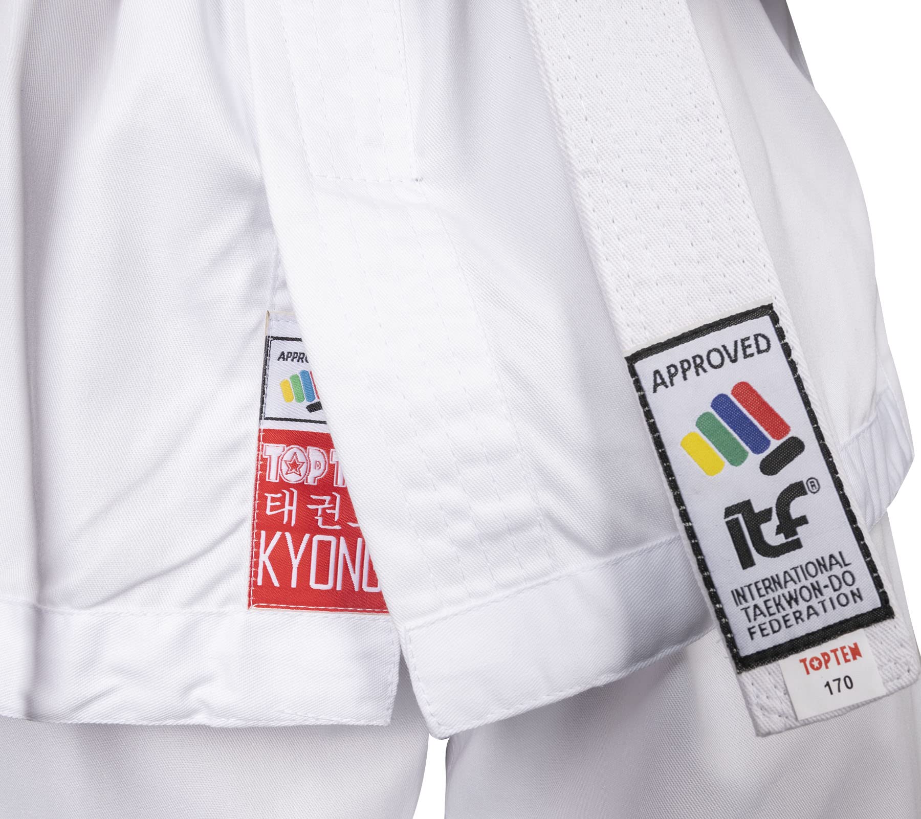 TOP TEN Taekwon-Do Dobok Kyong| Kampfsportanzug | ITF approved | TKD Uniform