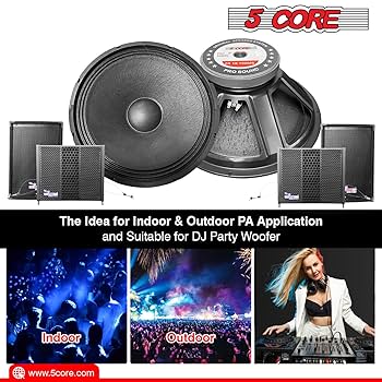 ふー♫様　専用 Amazon | 5コア 18インチ サブウーファースピーカー 600W RMS