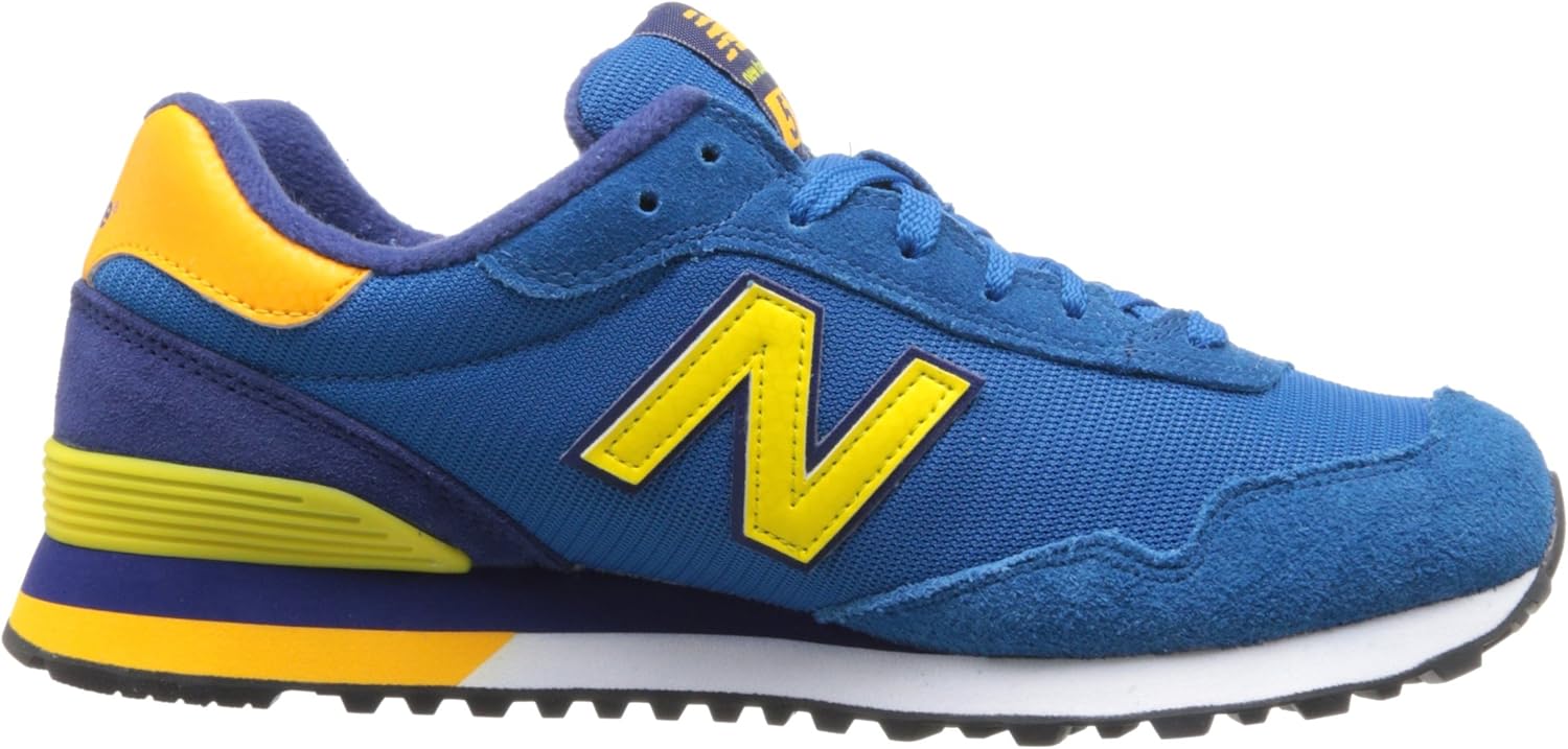 New Balance Men's Ml515 Sneaker 46.5 EU Wide Blue/Yellow