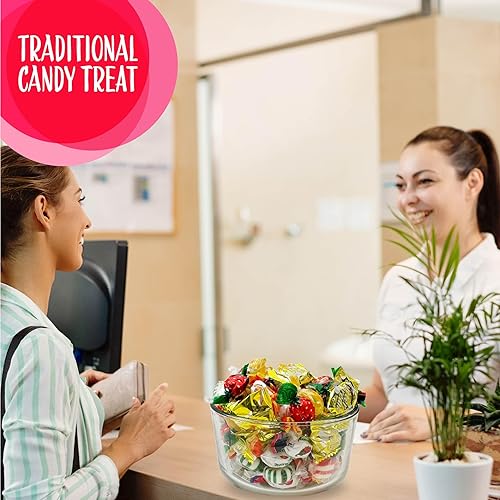 Miniatura 5 de Surtido de caramelos duros  Bolsa de 3 libras  Mezcla de anfitriona  Anticuado  Gotas de fresa, mantequilla y crema, menta Starlights