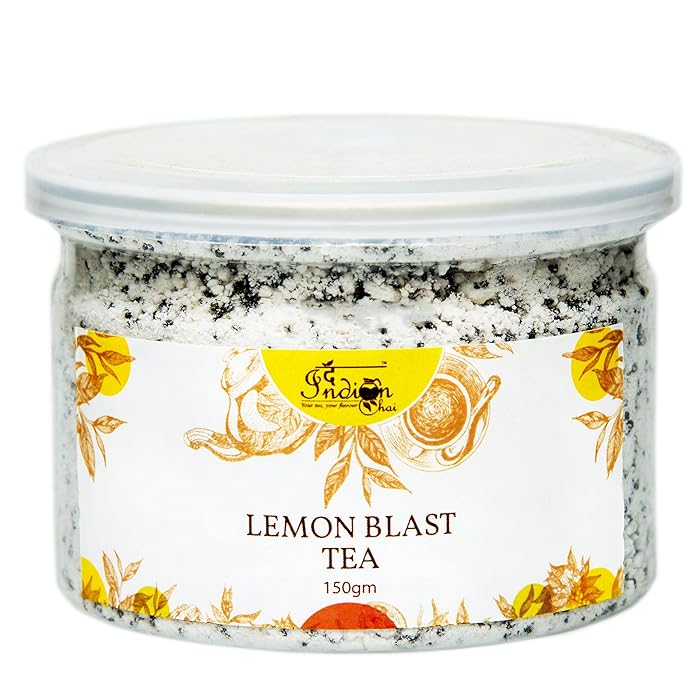 Buy The Indian Chai Lemon Tea Instant 150g with Black Rock Salt, Carom Seed for Immunity and