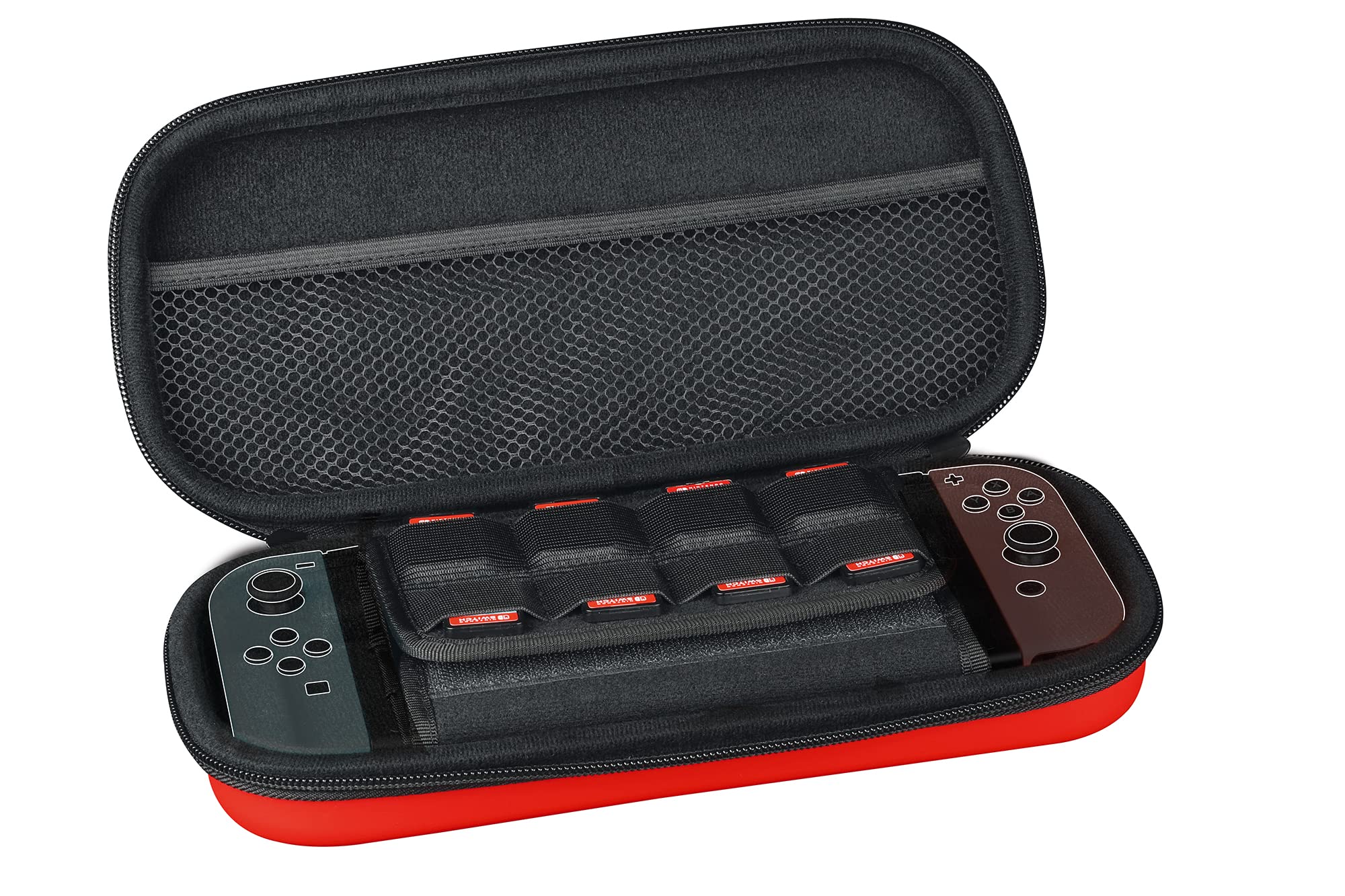 Konix My Hero Academia Funda de protección y Transporte para Nintendo Switch, Switch Lite y Switch OLED - 8 Juegos - Diseño My Hero Academia - Negro — view 92