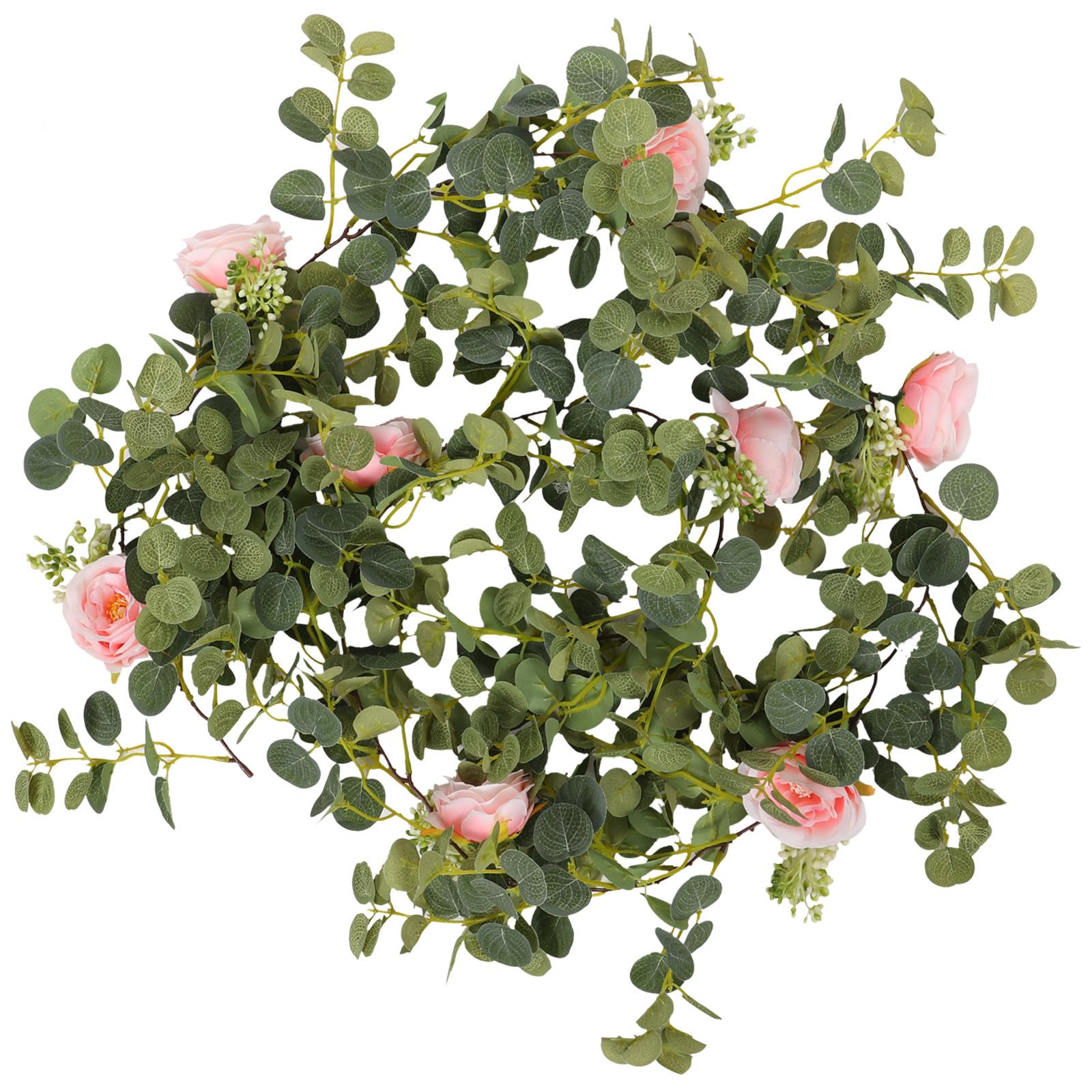 Gatuida 3 Pezzi Ghirlanda di Rose Finte Decorativa per Archi e Recinzioni