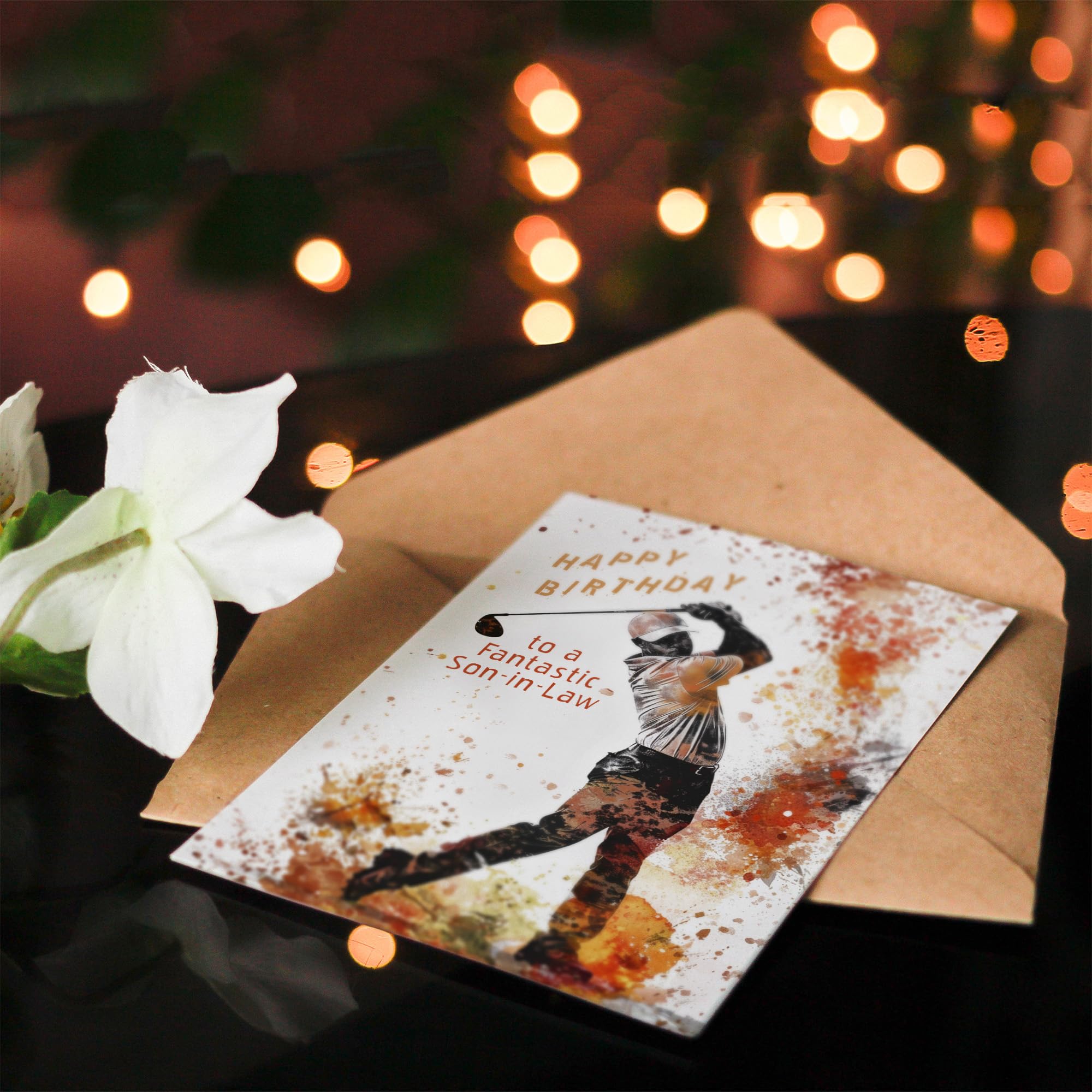 Words And Wishes - Tarjeta Felicitacion Cumpleaños Para Yerno, Postal  Diseño Con Texto En Inglés, image size:2000x2000