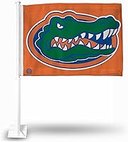 Vista 88 de Rico Industries Bandera de coche de doble cara de la NCAA, gran accesorio para automóvil