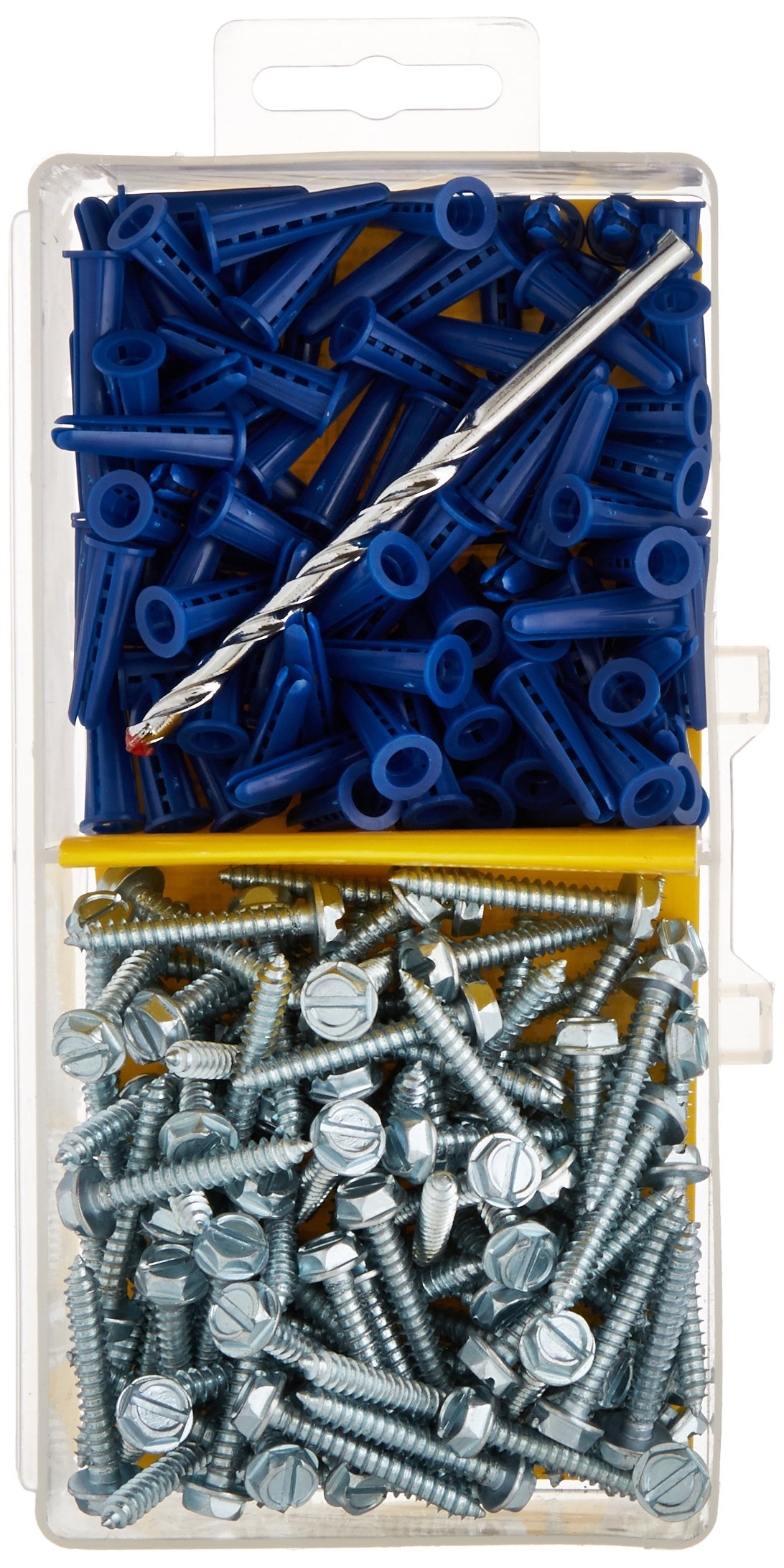 Wall Anchor Kit, Conical Plastic, 201-Pc. -373515