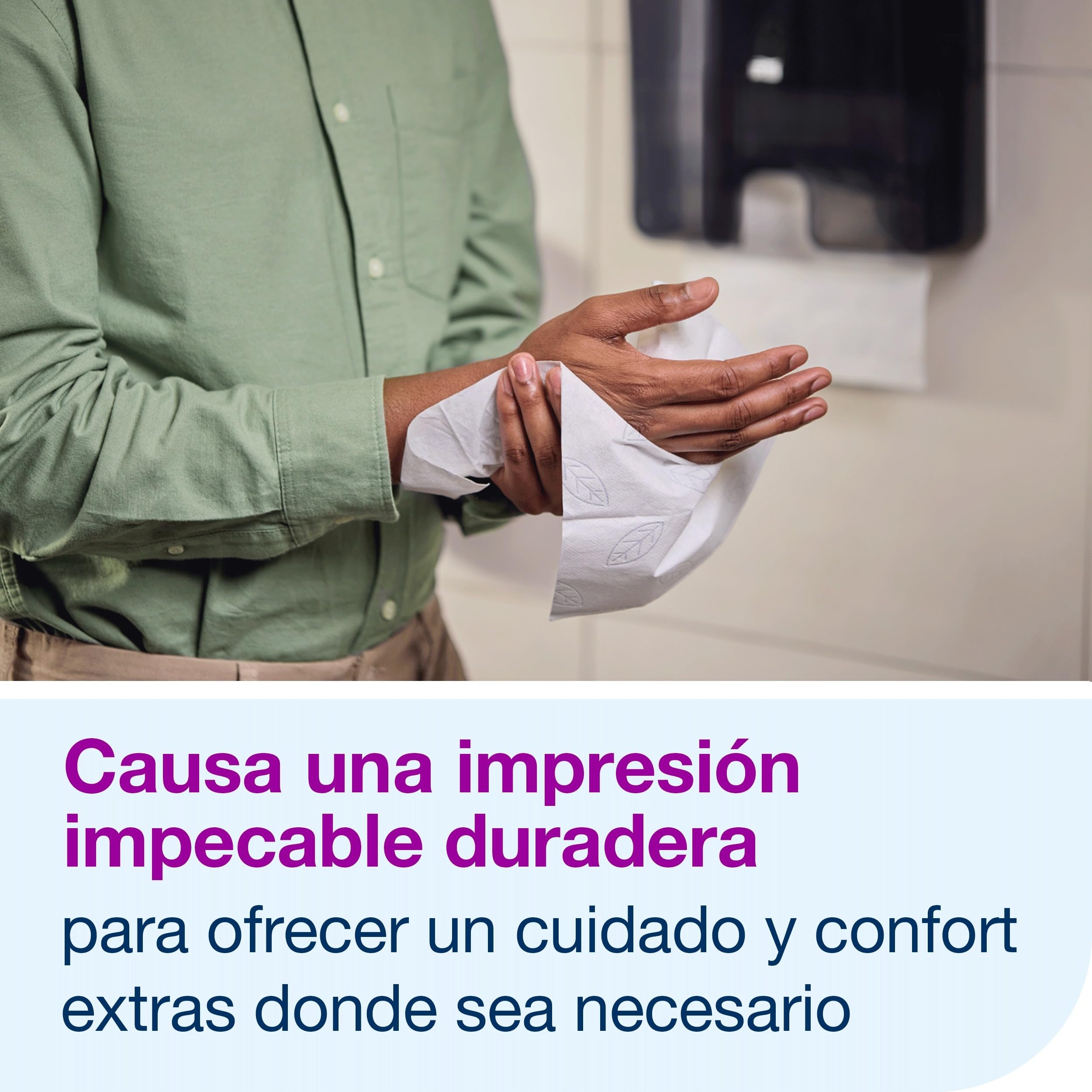 Tork Xpress Toallas de Mano Entreplegadas Suaves ComprimidasBlancoo H2, Advanced, 2 capas, Plegado en M, Absorbentes, 6×200 hojas, 600454