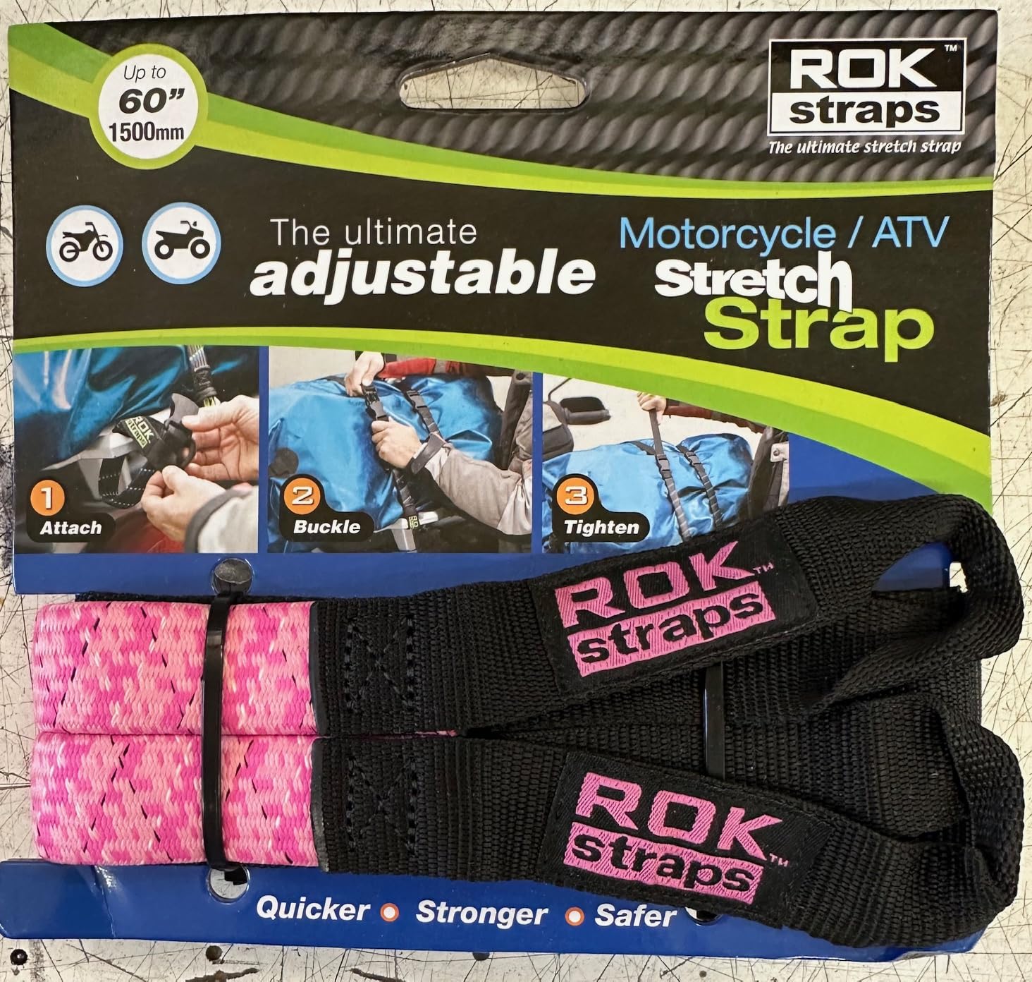 ROK Straps New Stretch 2-pk Tie Downs 18