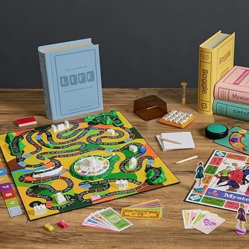 WS Game Company Collection of 18 Vintage Bookshelf Board Games