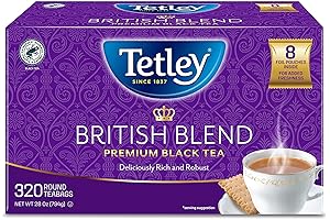 Tetley British Blend Premium Tea, 320 Tea Bags