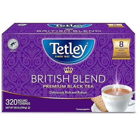 Tetley British Blend Premium Tea, 320 Tea Bags