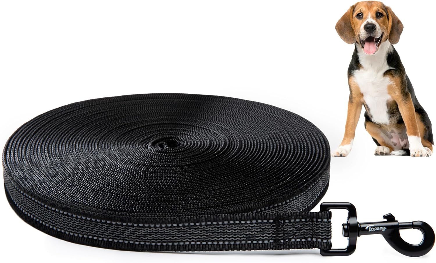 Toozey Dog Training Leads with AntiSlip Rubbers and Reflective Stips