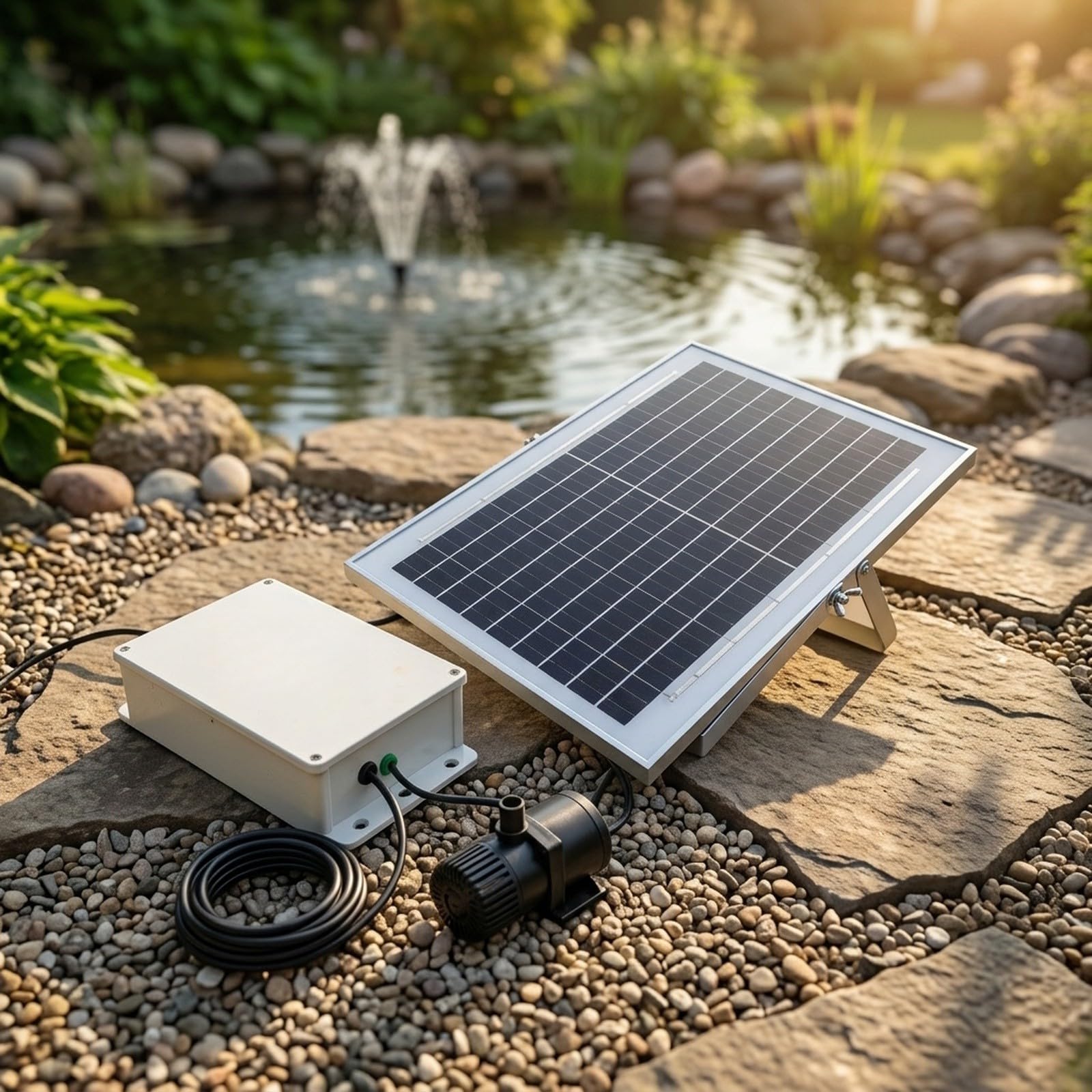 Pompa Fontana per solare 6W con per Giardino Pompa Fontana per(9v 10w 5200mAH)
