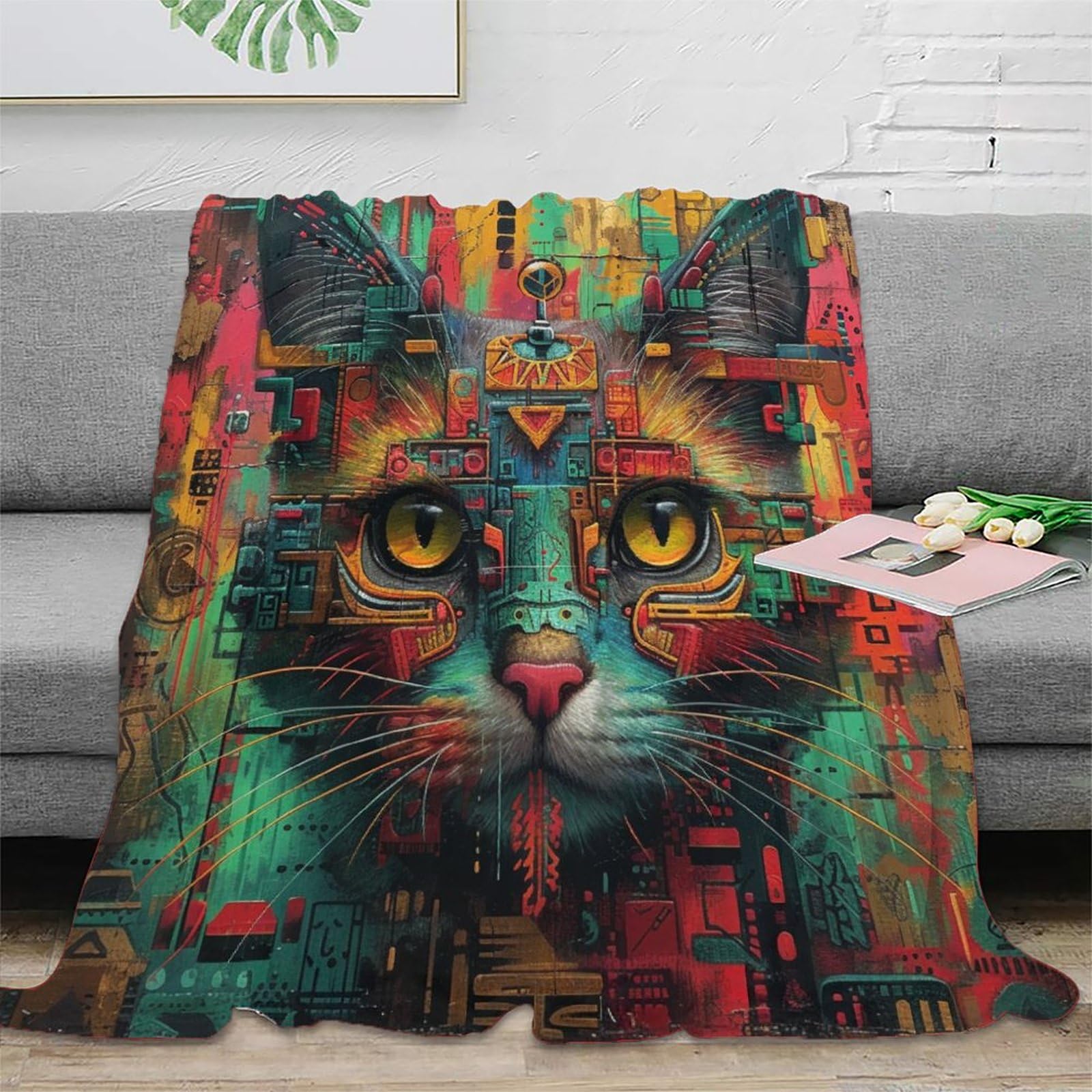 Coperta morbida in pile di flanella, ideale come regalo di compleanno per amici, familiari, regalo di Natale per amici e partner, coperta natalizia per divano e letto, 200 x 230 cm