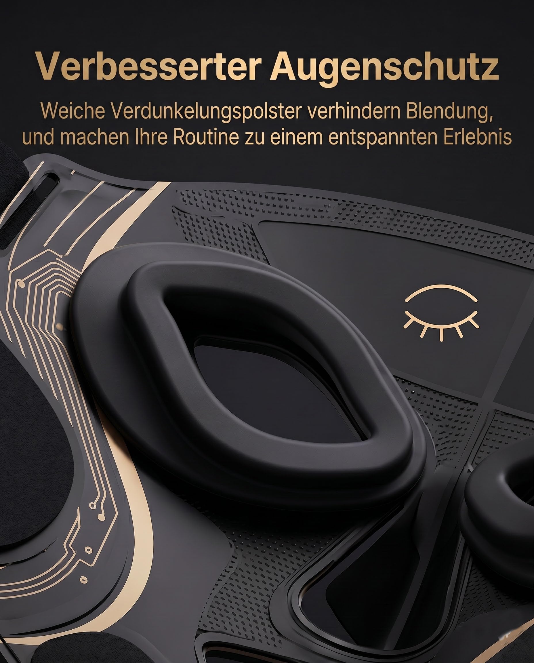 Aokitec Máscara de terapia de luz roja para cara y cuello, 103 LED mejorados, dispositivo de cuidado de la piel de silicona para levantamiento facial y reafirmación del cuello, longitudes de onda de