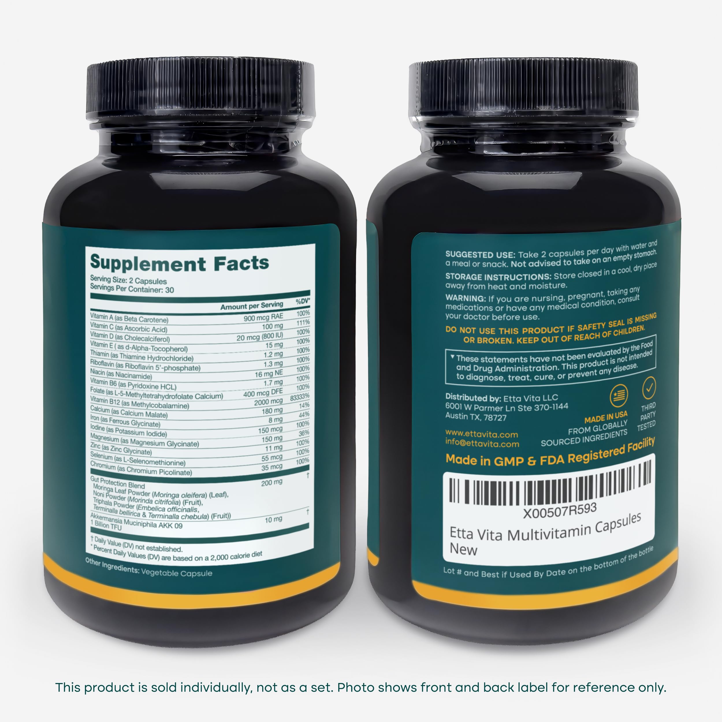 GLP-1 Companion Multivitamin 21 Activated Essentials with Akkermansia, 60ct — Amazon image 9