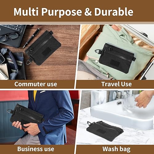 Miniatura 6 de Bolsa a prueba de olores y caja de almacenamiento - Funda premium con cerradura, contenedor de bloqueo combinado con cremalleras y divisores