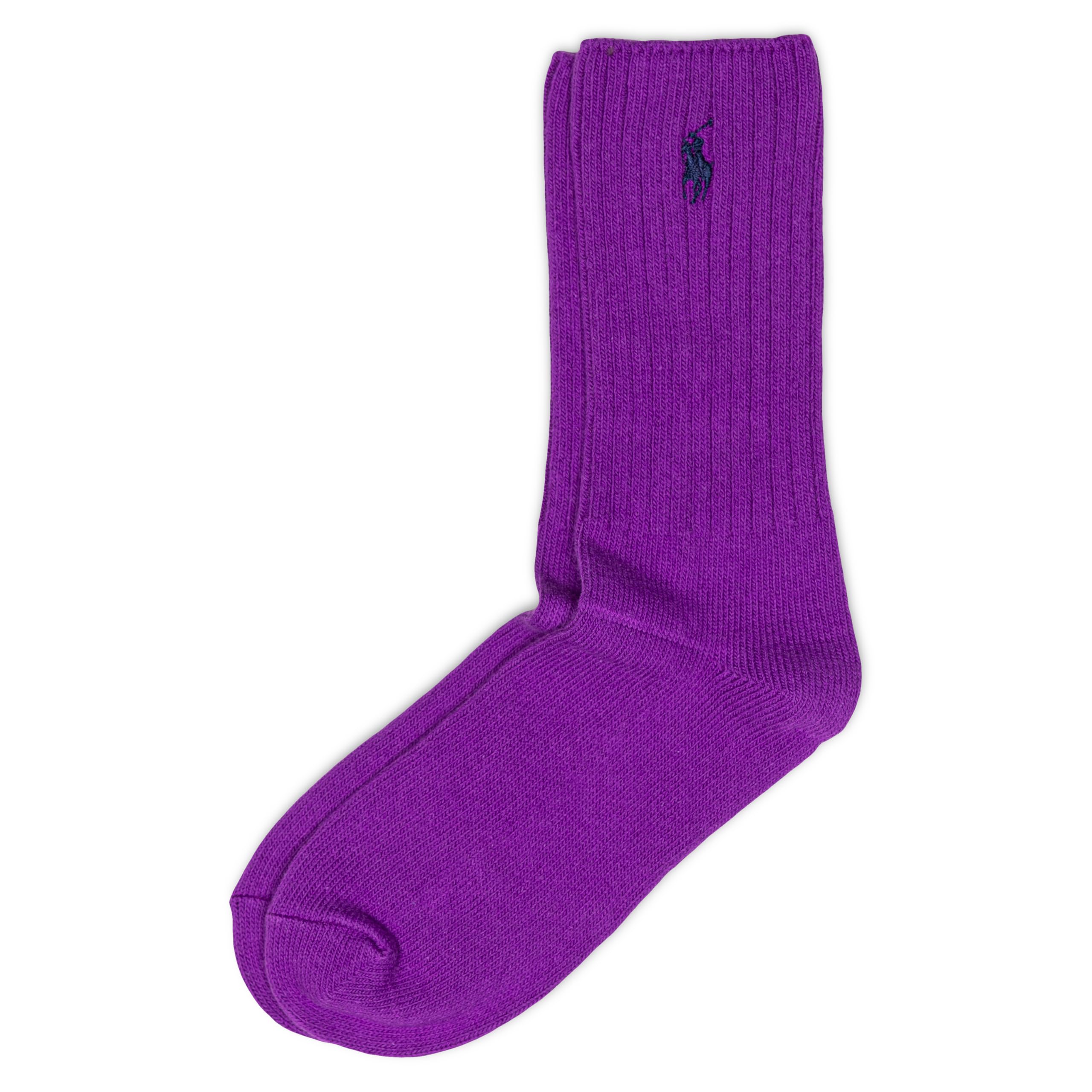 POLO RALPH LAUREN Women's Casual Solid Color Crew Socks (1-Pair)