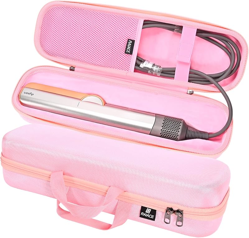 Estojo rígido RAIACE para Dyson Airstrait, rosa