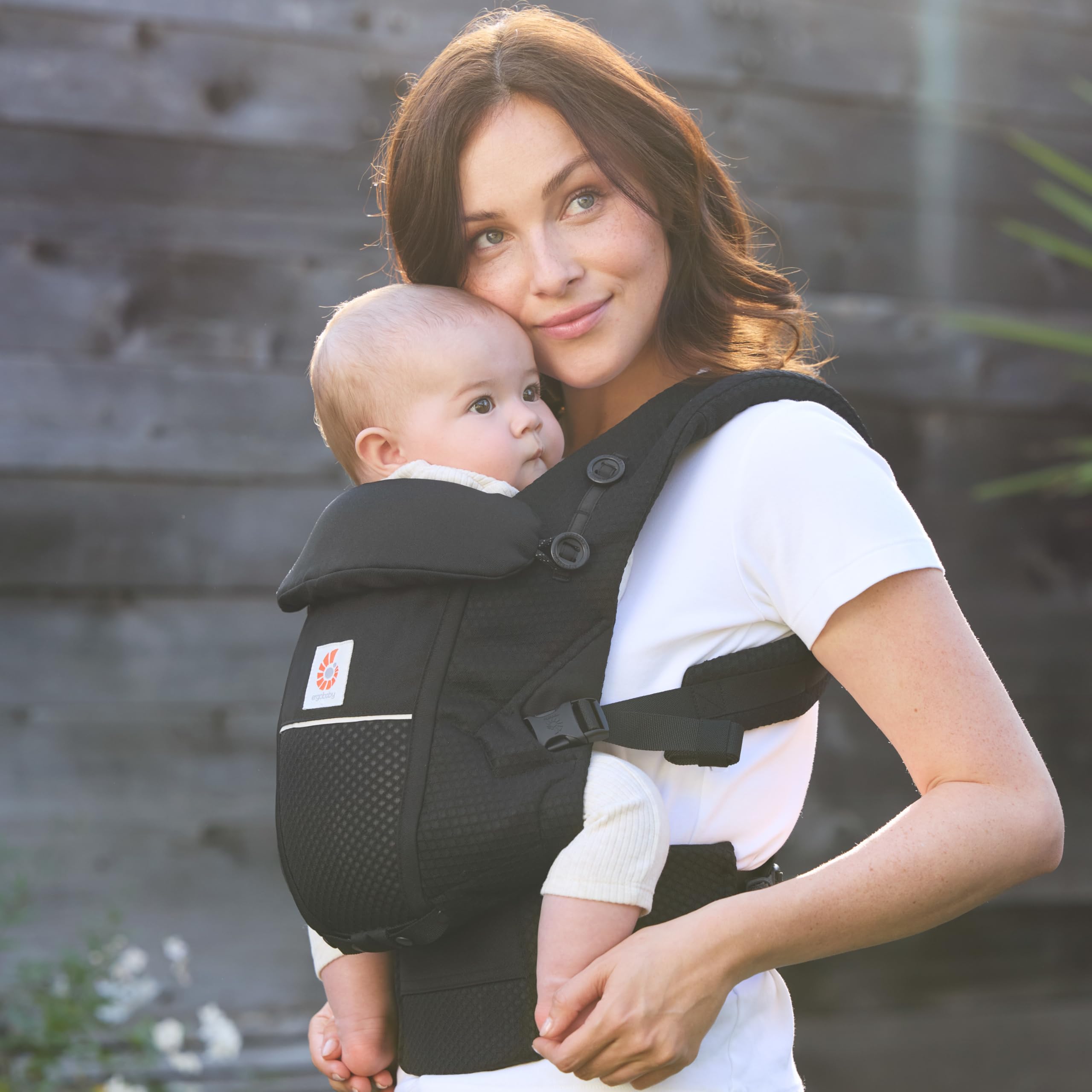 Ergobaby Porte-Bébé Adapt Onyx Black 3 positions Mesh SoftFlex ventral dorsal nouveau-nés