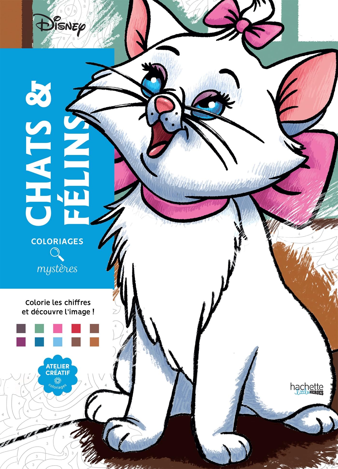 Coloriages mystères Disney - Chats et félins