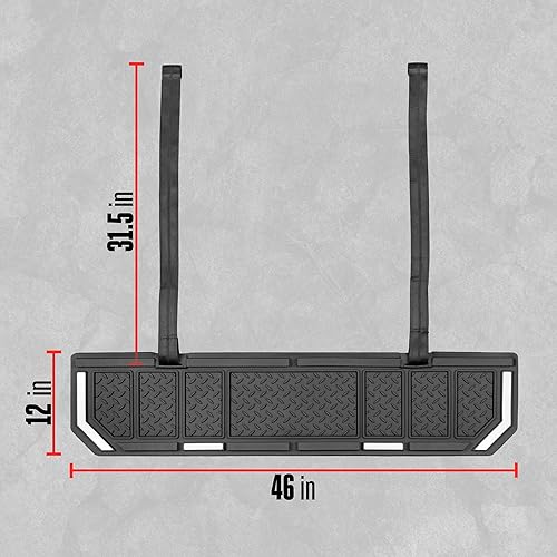 Miniatura 2 de Motor Trend Protector de parachoques para automóviles: protector de parachoques trasero resistente para vehículos estacionados, reflector de alta