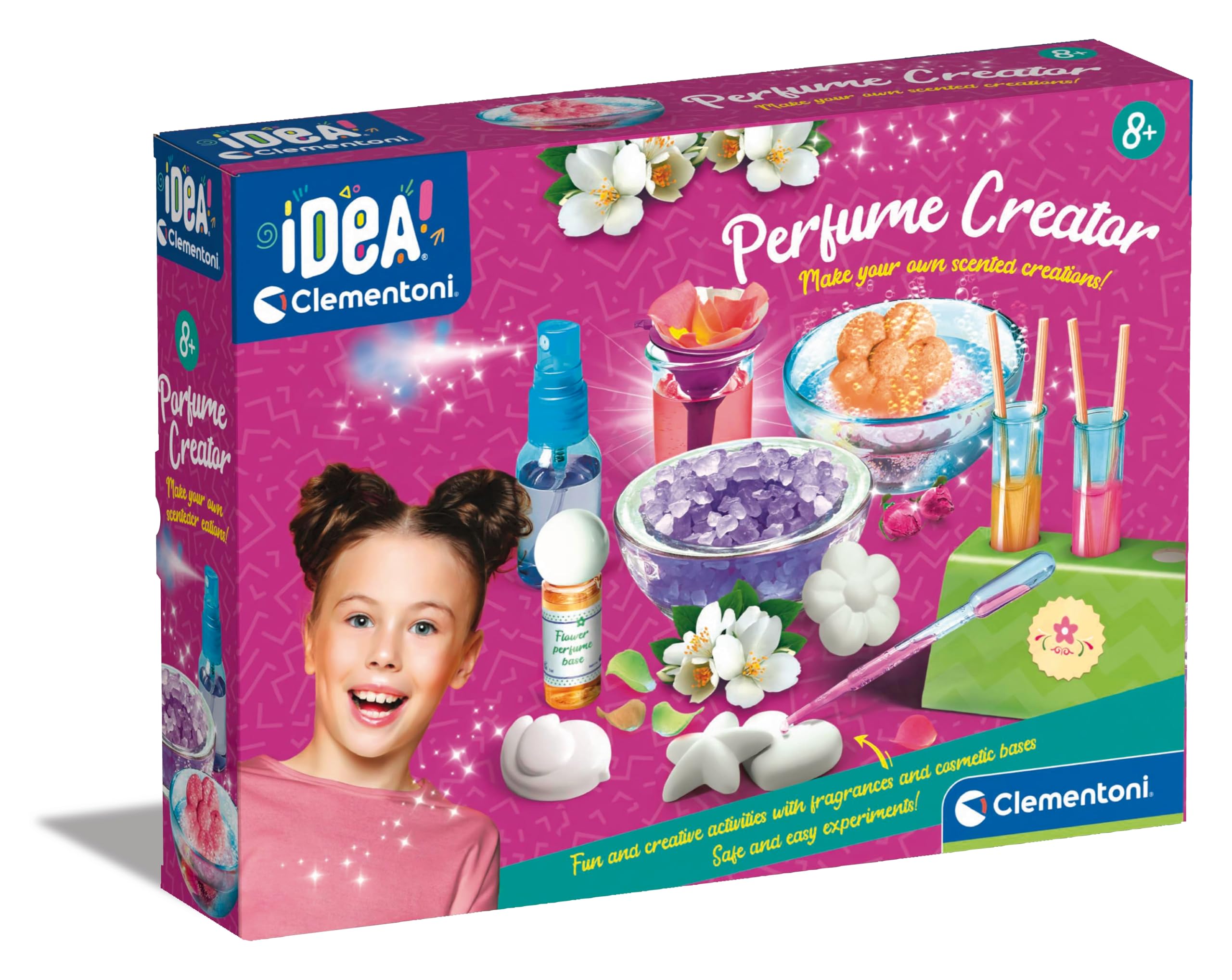 Clementoni- Idea Lab DIY Perfume Making Kit for Kids: Science