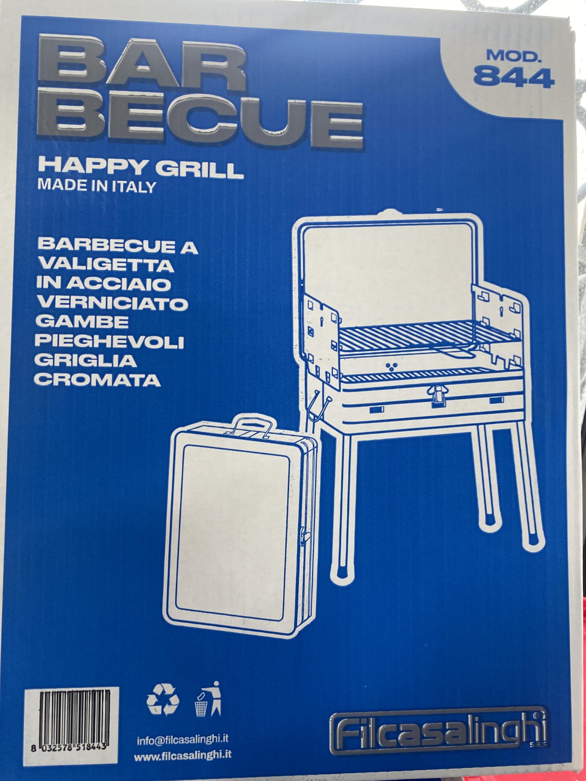 BARBECUE HAPPY CM.41X30 VALIGETTA