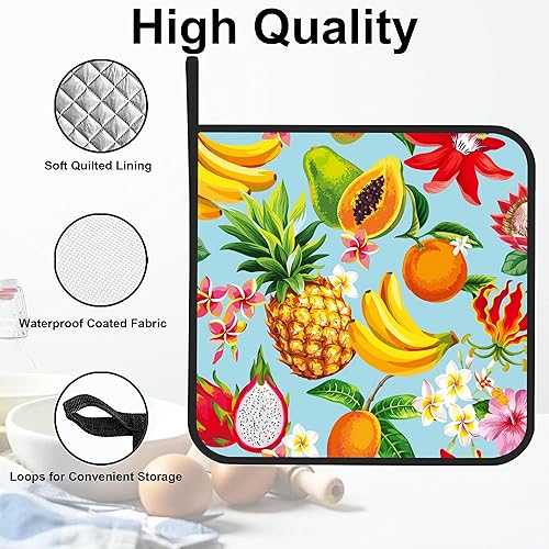 Miniatura 10 de Soportes para ollas verdes de alienígena, 2 unidades para cocina, almohadillas calientes resistentes al calor para cocinar a la parrilla, hornear