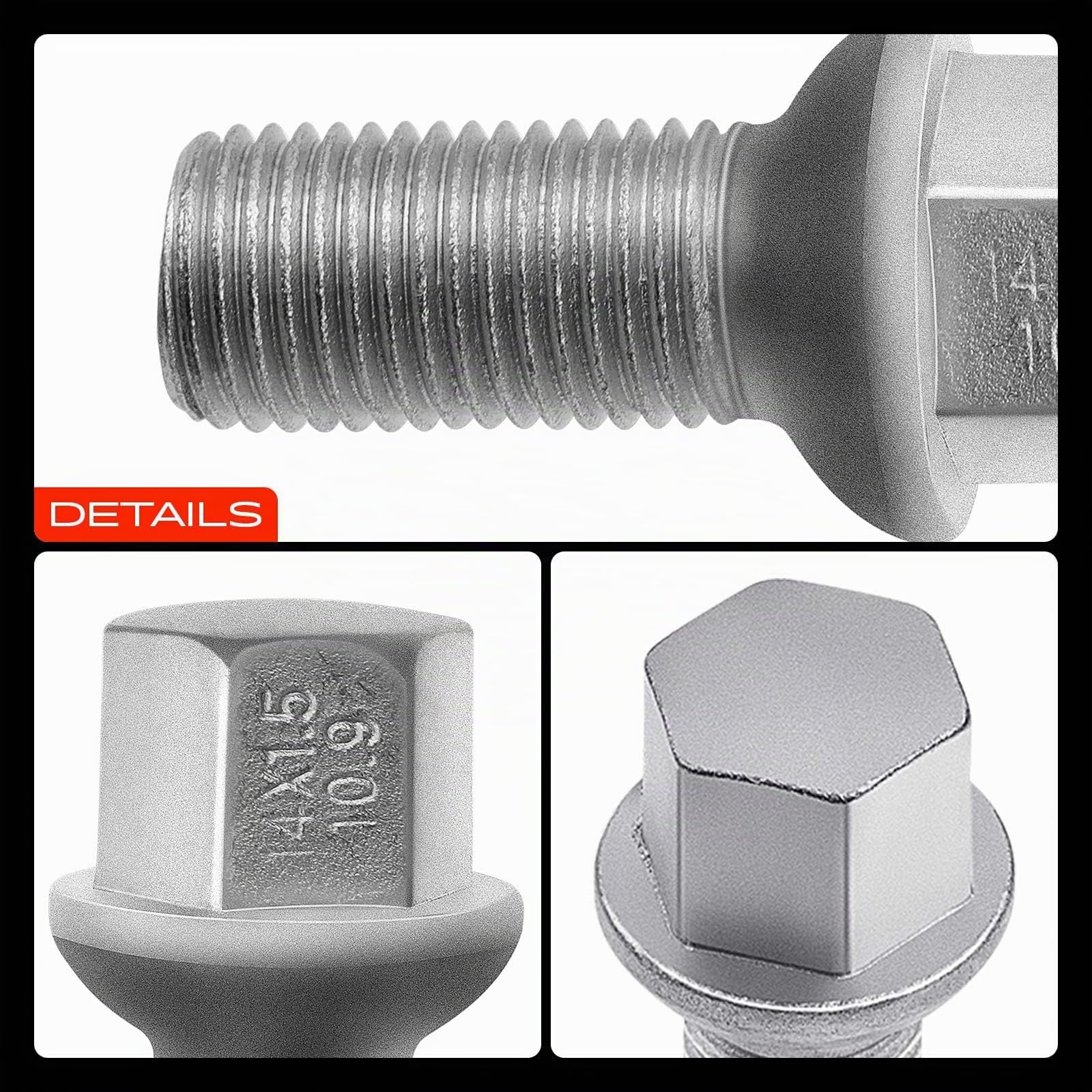 Frankberg 20x Radbolzen Radschraube Kompatibel mit A,B,C,E,M,S,R,GL,GLA,GLK-Klasse CLA CLK CLS 1998-2019 0009904907