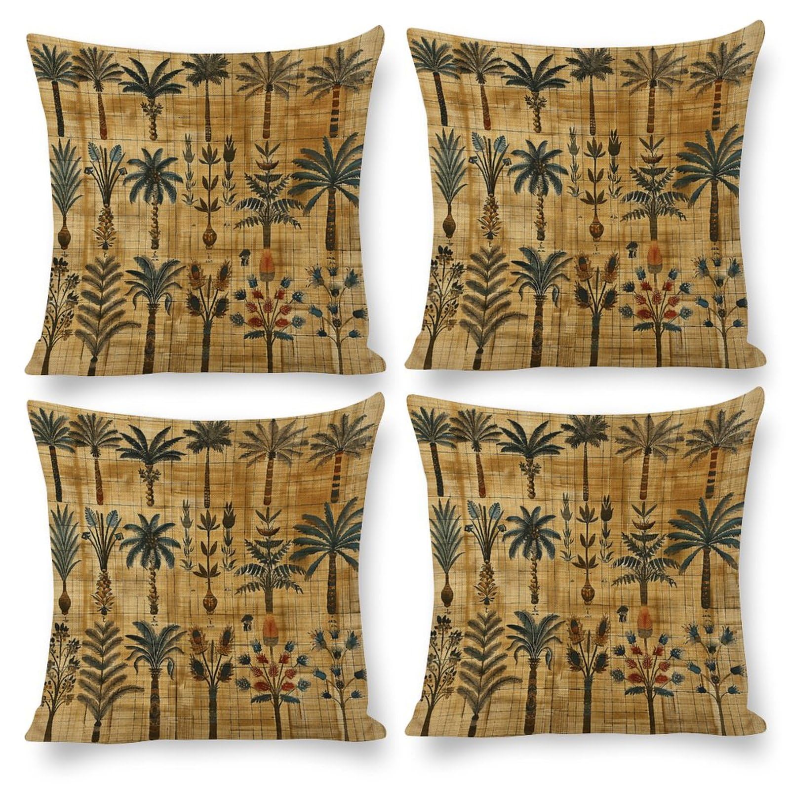 Housse de coussin plantes aux motifs délicats et douceur supérieure