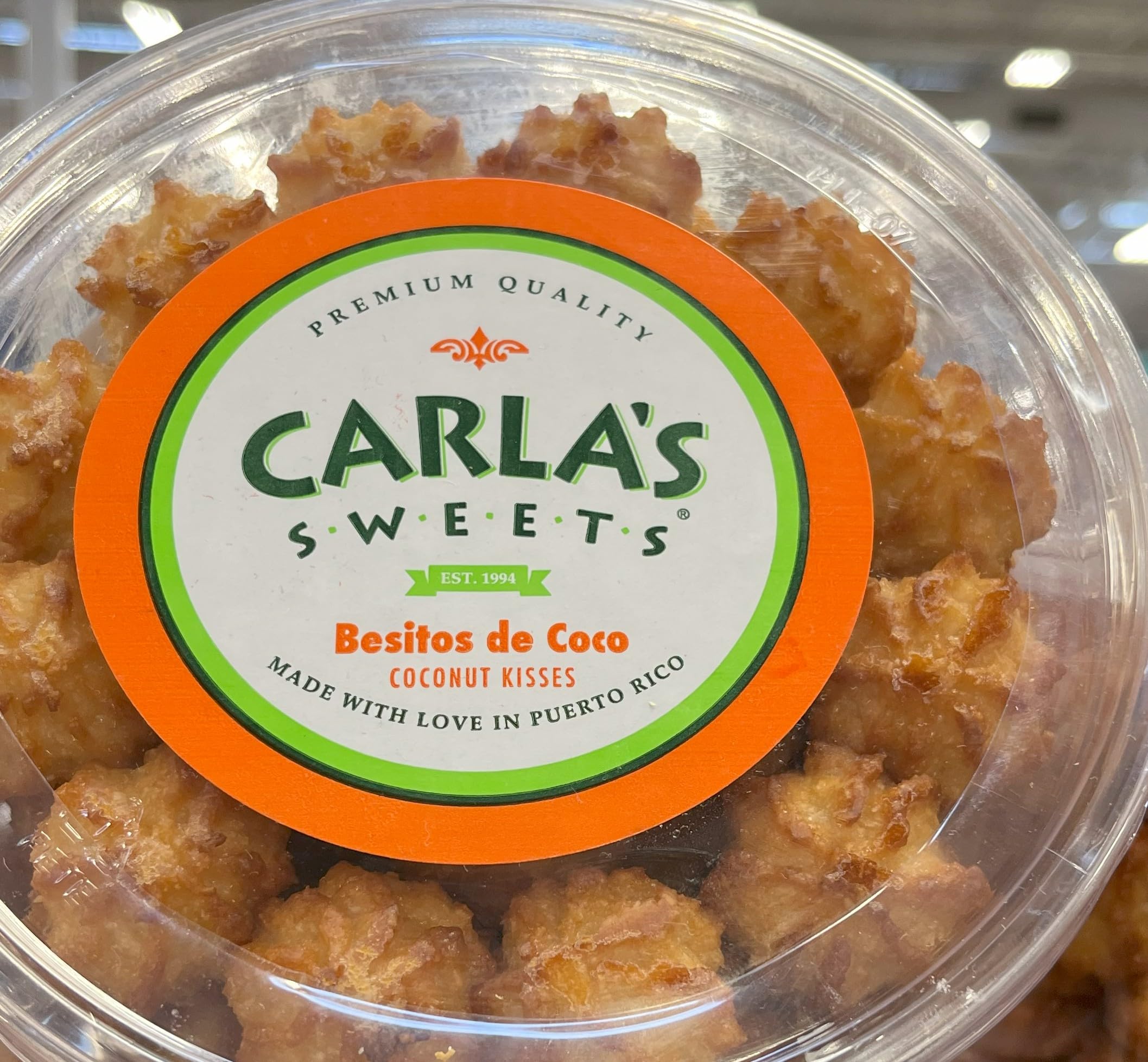 Amazon.com: Carla's Sweets Besitos de Coco, Premium Puerto Rican