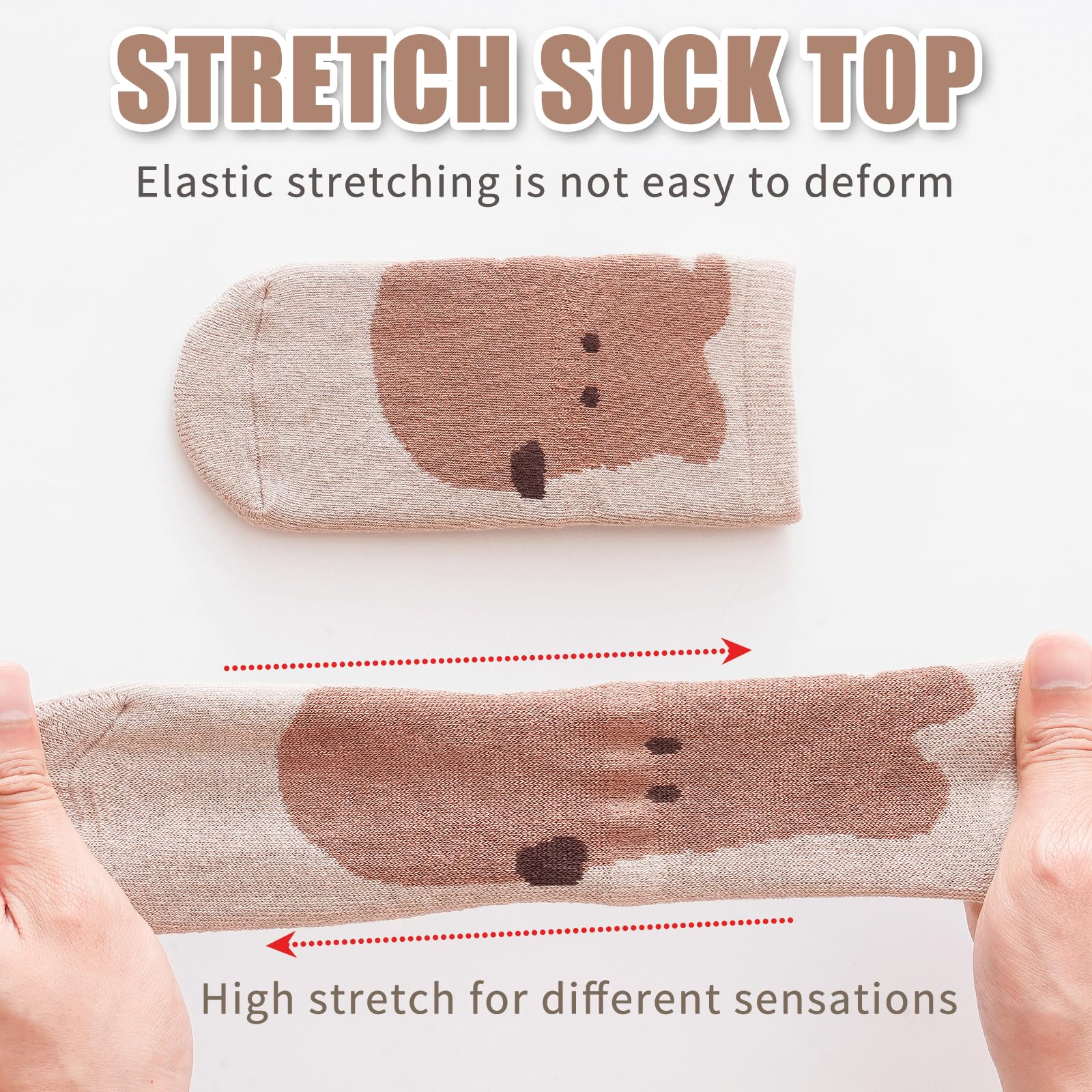 outfit spring Calzini Antiscivolo Bambino Bambina Calze Antiscivolo in Cotone Motivi Animali Neonata Bambini Calzini Invernali 0-12 Mesi 1-5 Anni Compleanno Regalo