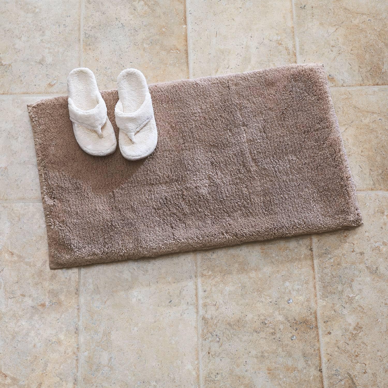 Cuddledown Memory Foam Bath Rug 100 Cotton Cover Memory Foam Insert Soft Sinkable Removable Cover Oeko-TEX Standard 100