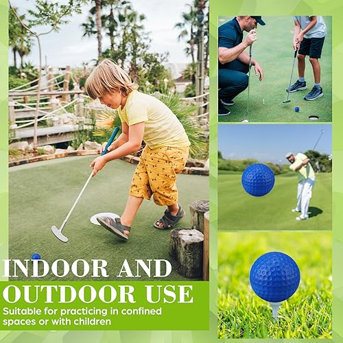 Miniatura 40 de 30 bolas de espuma para práctica de golf, bolas de espuma suave para práctica de golf, sensación realista y entrenamiento deportivo de vuelo