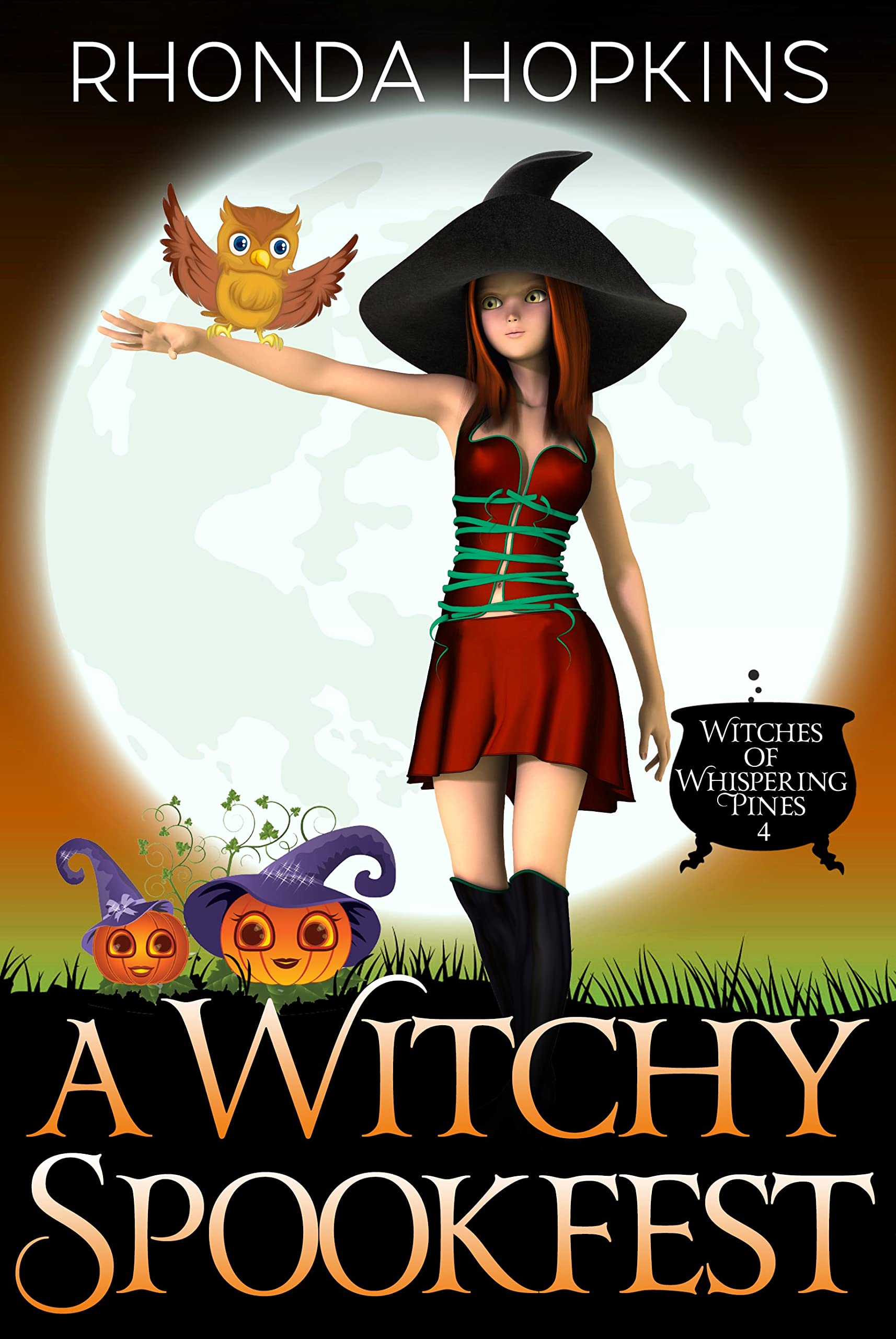 A Witchy Spookfest: A Halloween Paranormal Cozy Mystery (Witches of Whispering Pines Book 4)