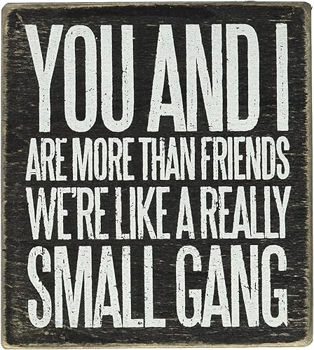 Miniatura 3 de Primitives by Kathy 21338 Cartel de caja con adornos florales, 4 x 4.5 pulgadas, You and I