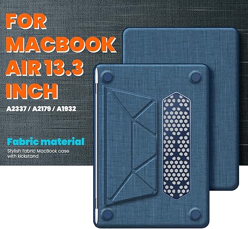 Miniatura 168 de DTangLsm Funda rígida resistente para M4 MacBook Air de 15 pulgadas 2025 2024 2023 M4 M3 M2 A3241 A3114 A2941, resistente carcasa rígida resistente