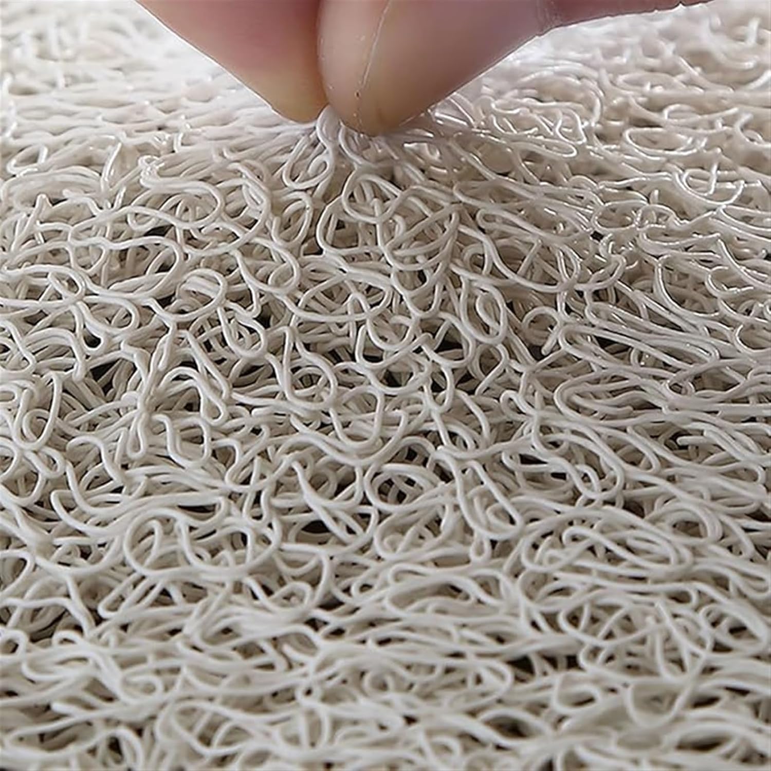 Front Door Mat Outside Entrance Non Slip Shower Mat for Bathroom Floor Bathroom Mat PVC Coil Mat(E,15.7x23.6in)