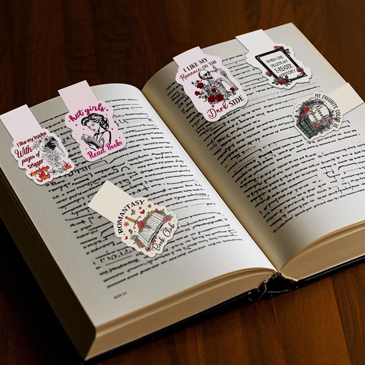 Dark Romance Magnetic Bookmarks, Spicy Book Marks for Women Readers image 4