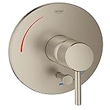 Grohe 29102EN1 Concetto Soft 1-Handle Bath/Shower Trim Kit in Brushed Nickel (Valve Sold Separately)