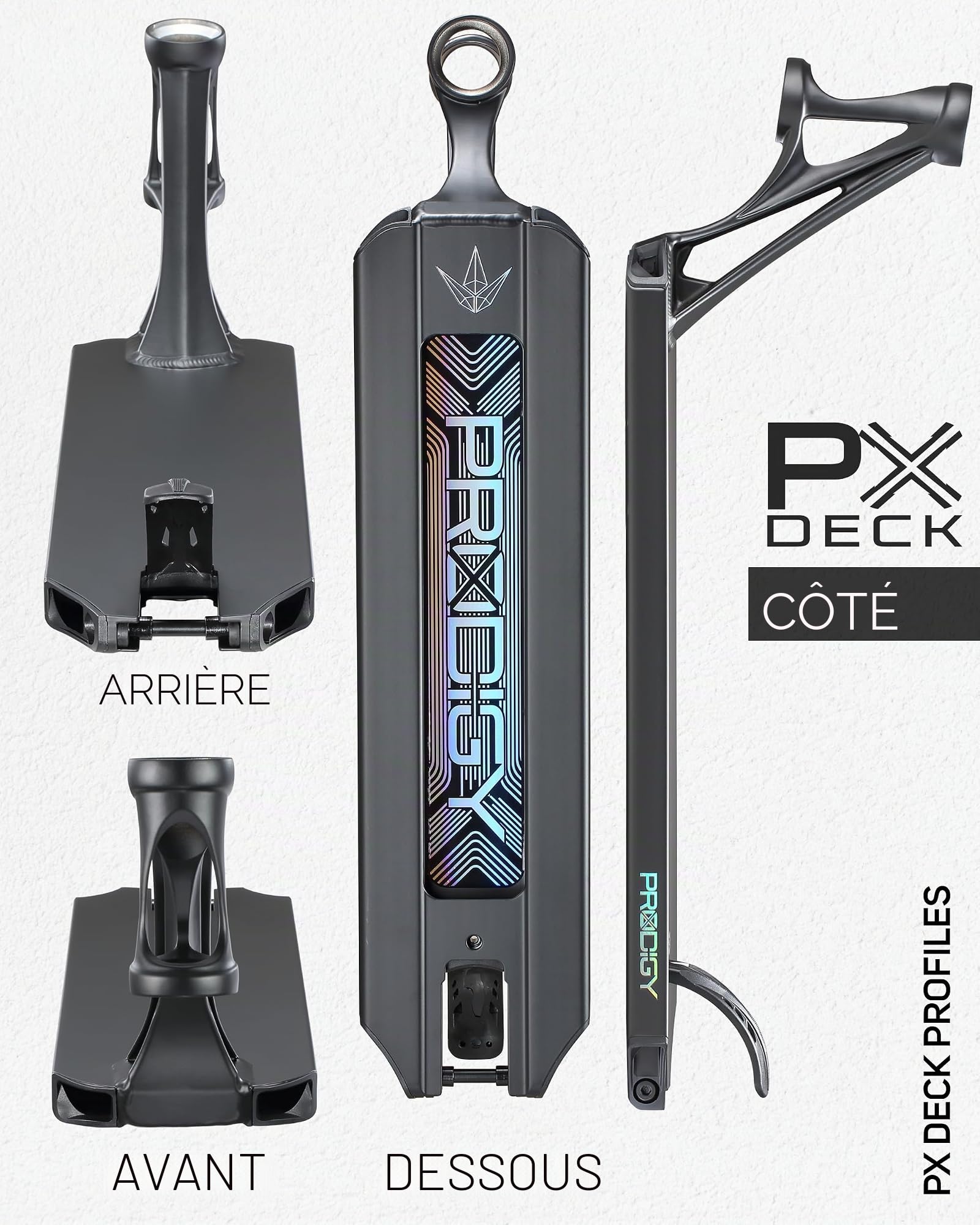 Blunt Deck Trottinette Freestyle | Prodigy Park Deck Black Scooters