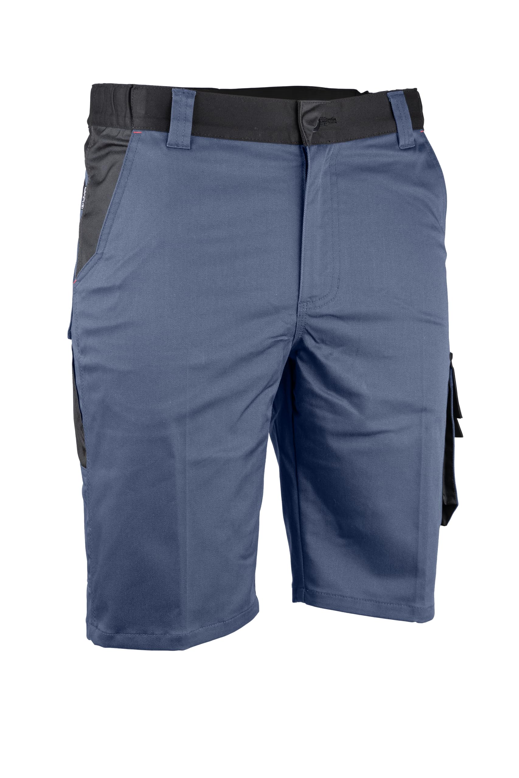 LMA Bermuda de Travail Stretch ICARE - Bleu Fonce/Noir M - FR(42) - Vêtements de Travail